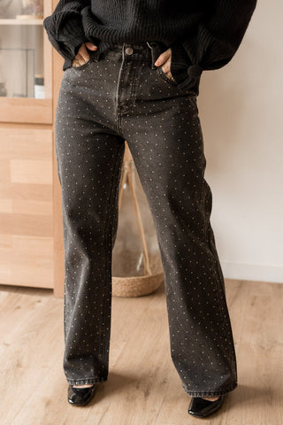 Jean Glow gris