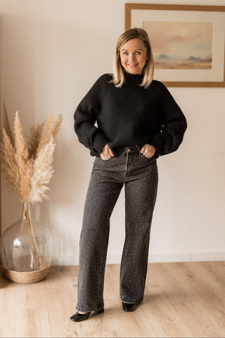 Jean Glow gris