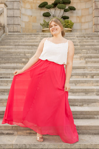 Jupe Zora corail