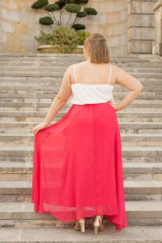 Jupe Zora corail