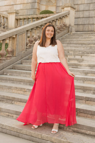 Jupe Zora corail