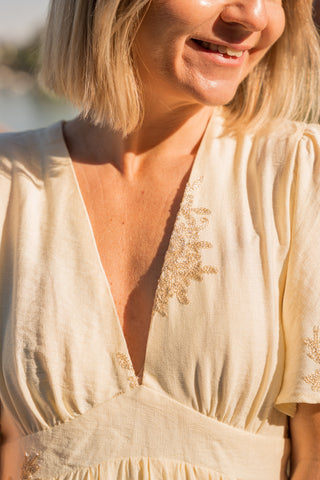 Robe Vénus jaune