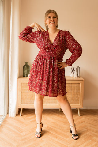 Robe Lolana bordeaux