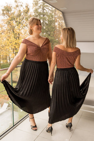 Body Bardot mordoré