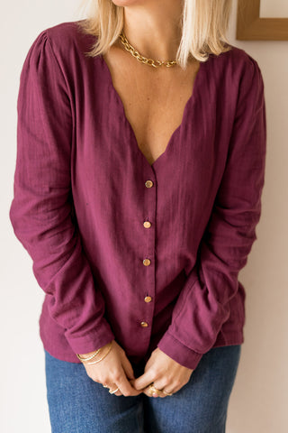 Blouse Jude prune