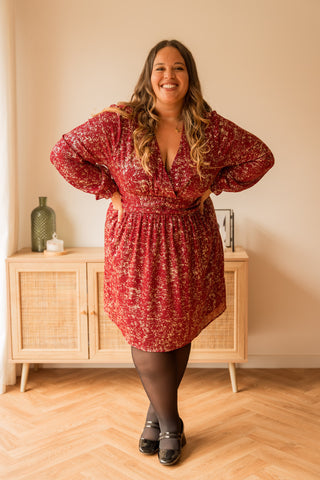 Robe Lolana bordeaux