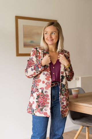 Blouse Jude prune