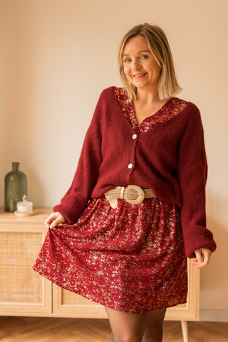 Robe Lolana bordeaux