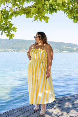 Robe Alessandra jaune