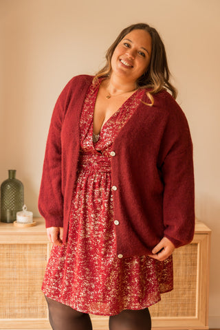 Gilet Alphie bordeaux