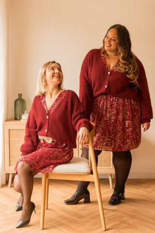 Robe Lolana bordeaux