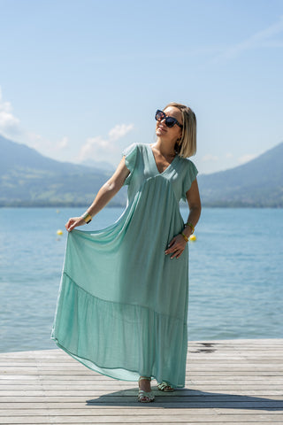 Robe Elena turquoise