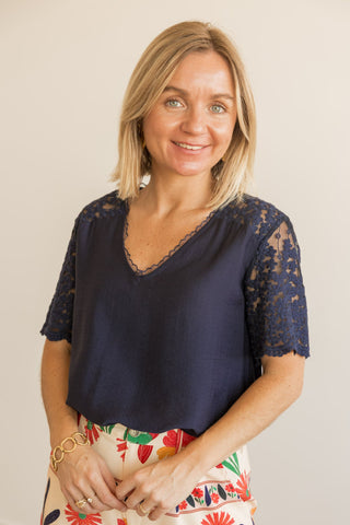 Blouse Donna marine