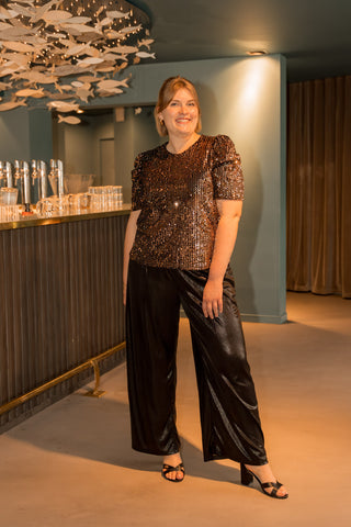 Pantalon Claudia noir