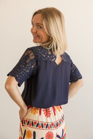 Blouse Donna marine