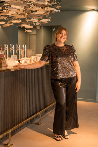 Pantalon Claudia noir