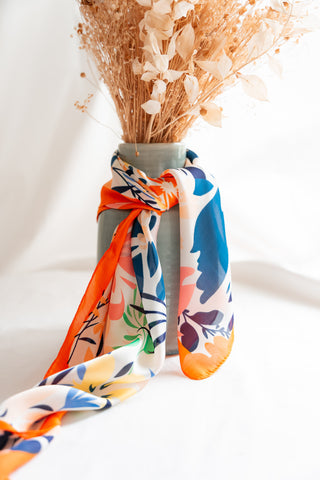 Foulard Folia orange