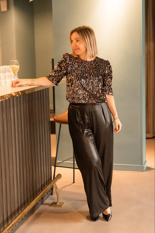 Pantalon Claudia noir