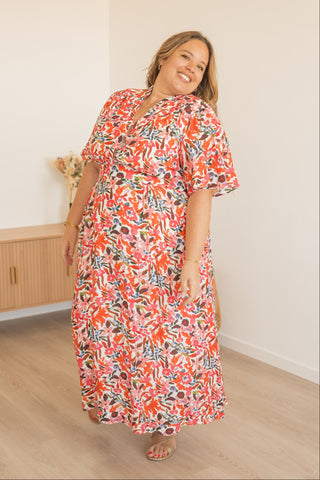 Robe Palama corail