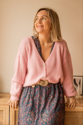 Gilet Alphie rose clair