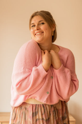 Gilet Alphie rose clair