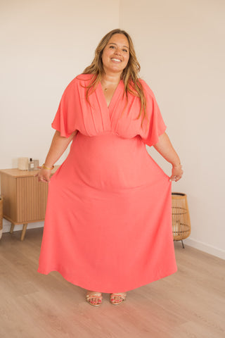 Robe Henala corail