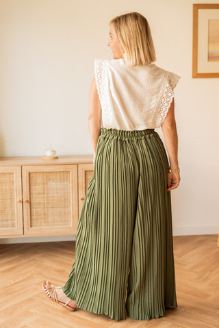 Pantalon Tess kaki