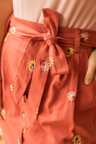 Jupe Loria rose