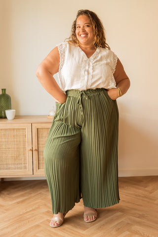 Pantalon Tess kaki
