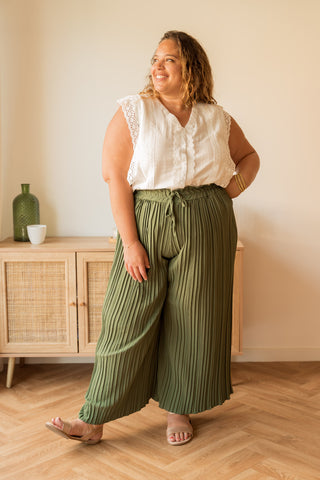 Pantalon Tess kaki