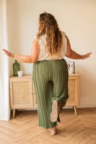 Pantalon Tess kaki