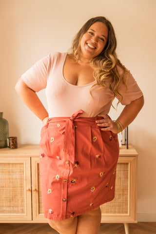 Jupe Loria rose