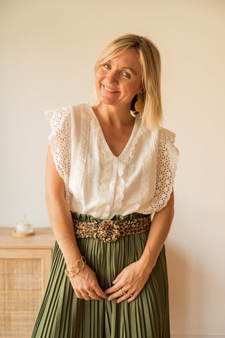 Ceinture Jasmine léopard