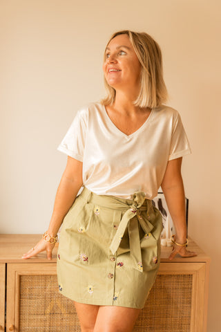 Jupe Loria kaki