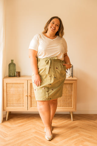 Jupe Loria kaki