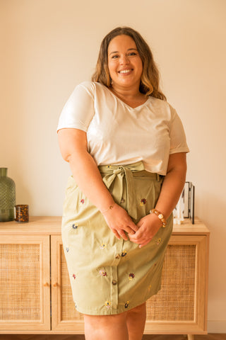 Jupe Loria kaki