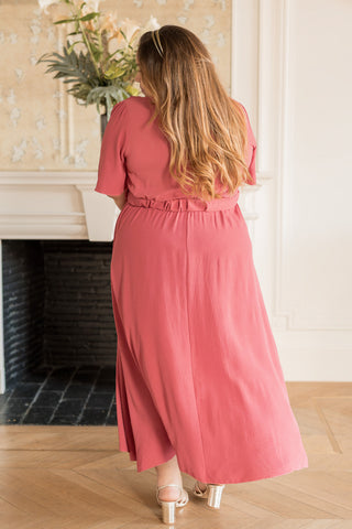 Robe Alizea vieux rose