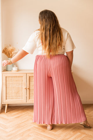 Pantalon Tess vieux rose