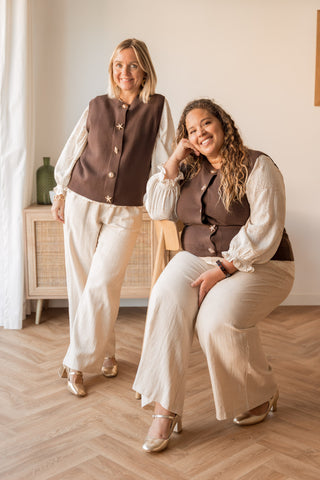 Pantalon Ysario beige