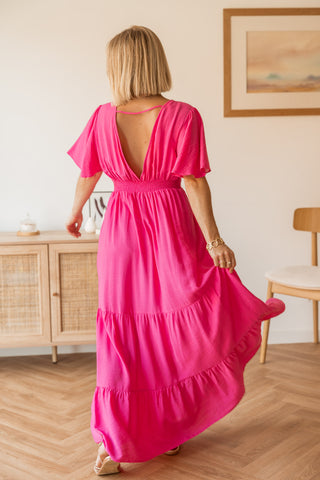 Robe Maréva fuchsia