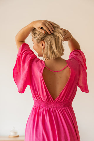 Robe Maréva fuchsia