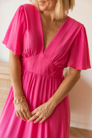 Robe Maréva fuchsia