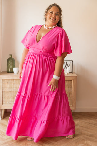 Robe Maréva fuchsia