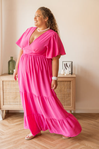 Robe Maréva fuchsia