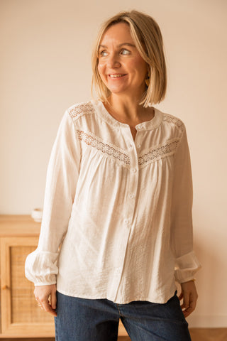 Blouse Carly blanc
