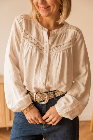 Blouse Carly blanc
