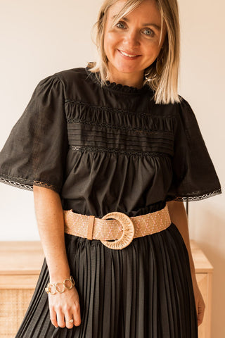 Top Esmée noir