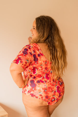 Body Romy aquarelle rouge
