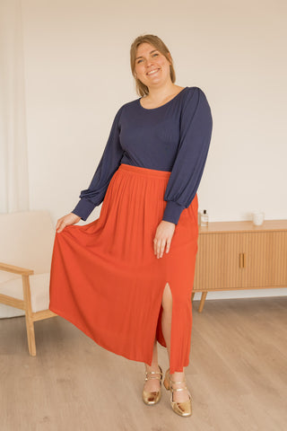 Jupe Manda terracotta