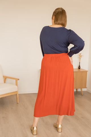 Jupe Manda terracotta